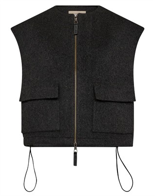 MMElise Loisa Wool Vest - Phantom